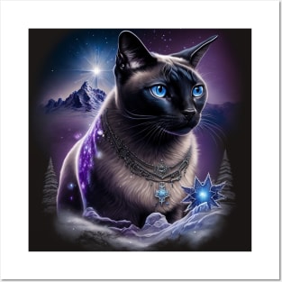 Siamese Cat Protector Posters and Art